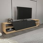 Hanah Home Rhodes Soporte de TV Roble y Antracita